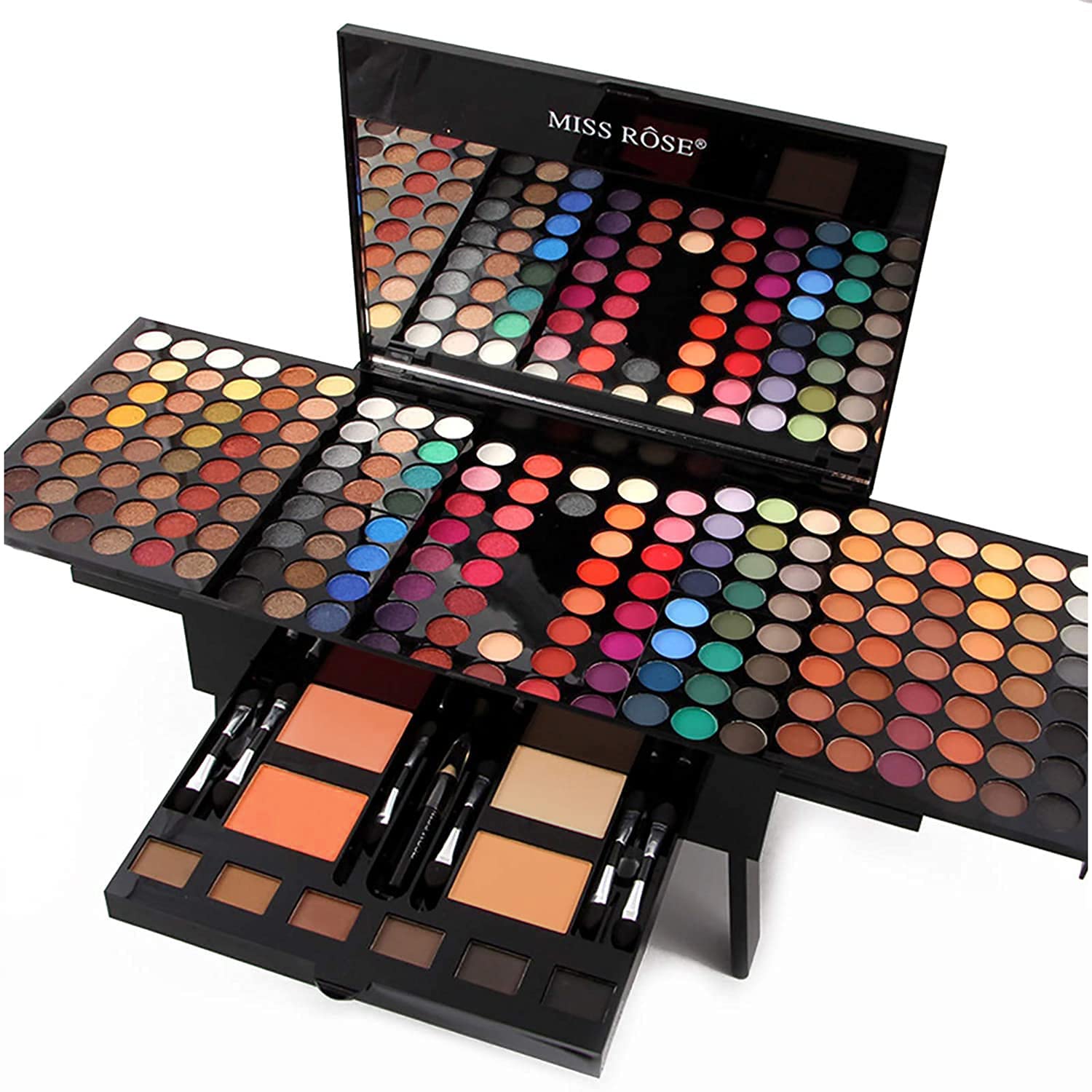 Foto 5 | Set De Maquillaje Miss Rose 190 Colores Con Sombra De Ojos, Colorete Y Más - Venta Internacional.