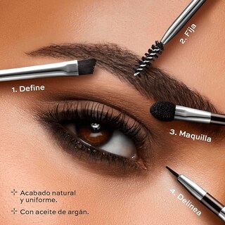 Foto 4 | Set Estuche Perfeccionador Para Cejas Y Ojos L'bel 4.4g