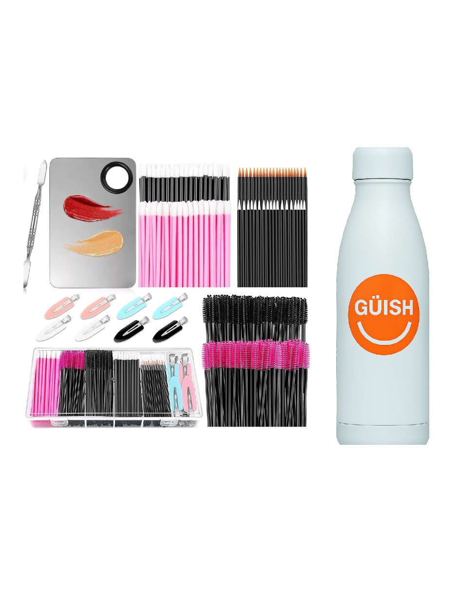 Foto 2 pulgar | Kit Paleta Para Maquillaje Profesional Con Espátula Y Cepillo + Gratis Termo Güish De Regalo