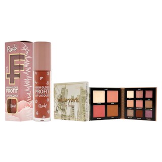Foto 4 | Paleta De Maquillaje Rude Cosmetics Nude York Para Rostro Y Ojos + Brillo De Labios - Venta Internacional.
