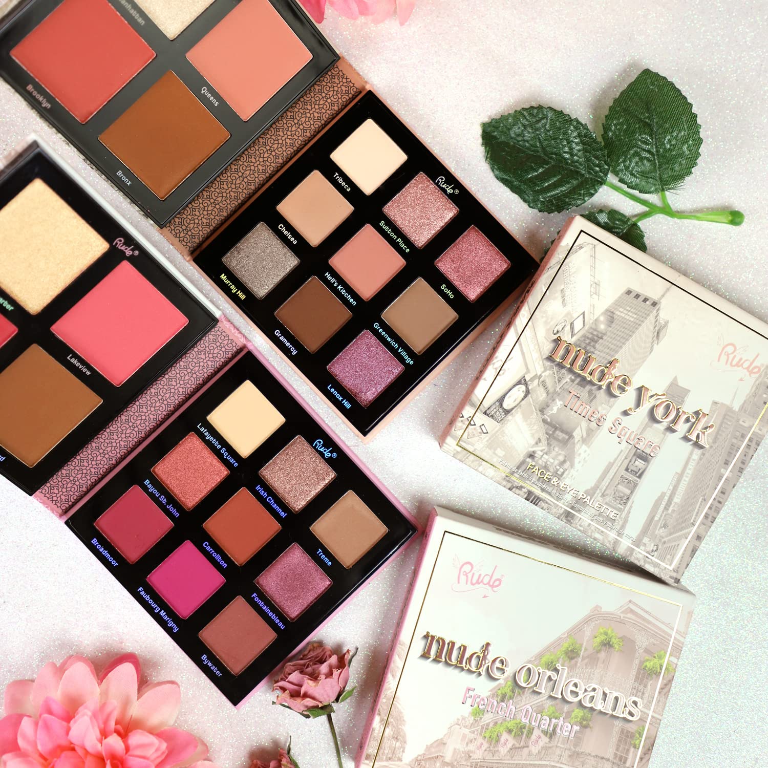 Foto 3 pulgar | Palette Rude Cosmetics Nude Orleans Para Ojos Y Rostro  26 Ml  Para Mujer - Venta Internacional.