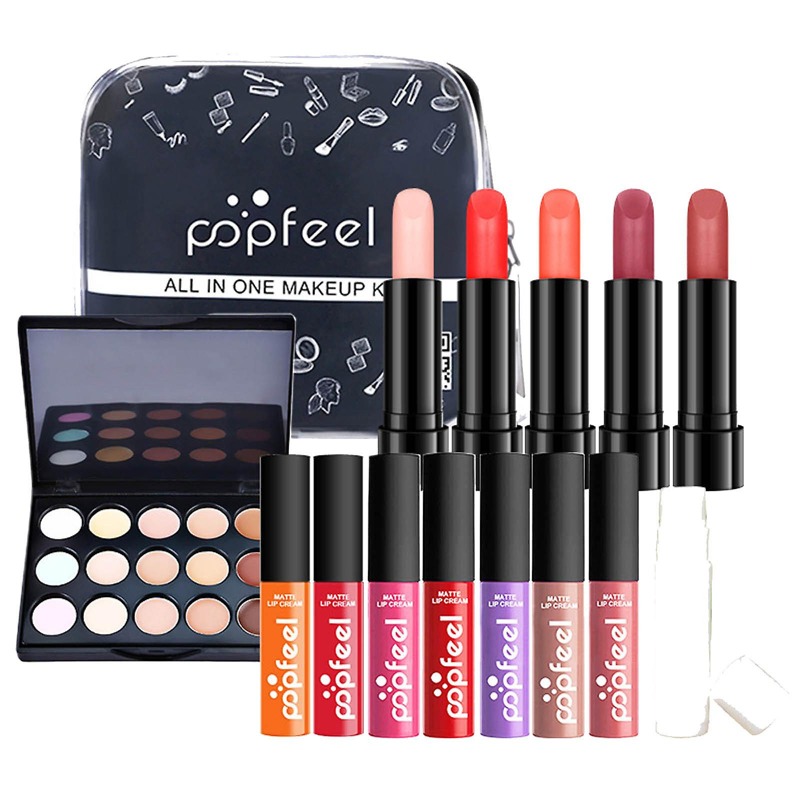 Foto 1 | Set De Inicio De Cosméticos Huoguo All-in-one Girl  14 Piezas Con Bolsa - Venta Internacional.