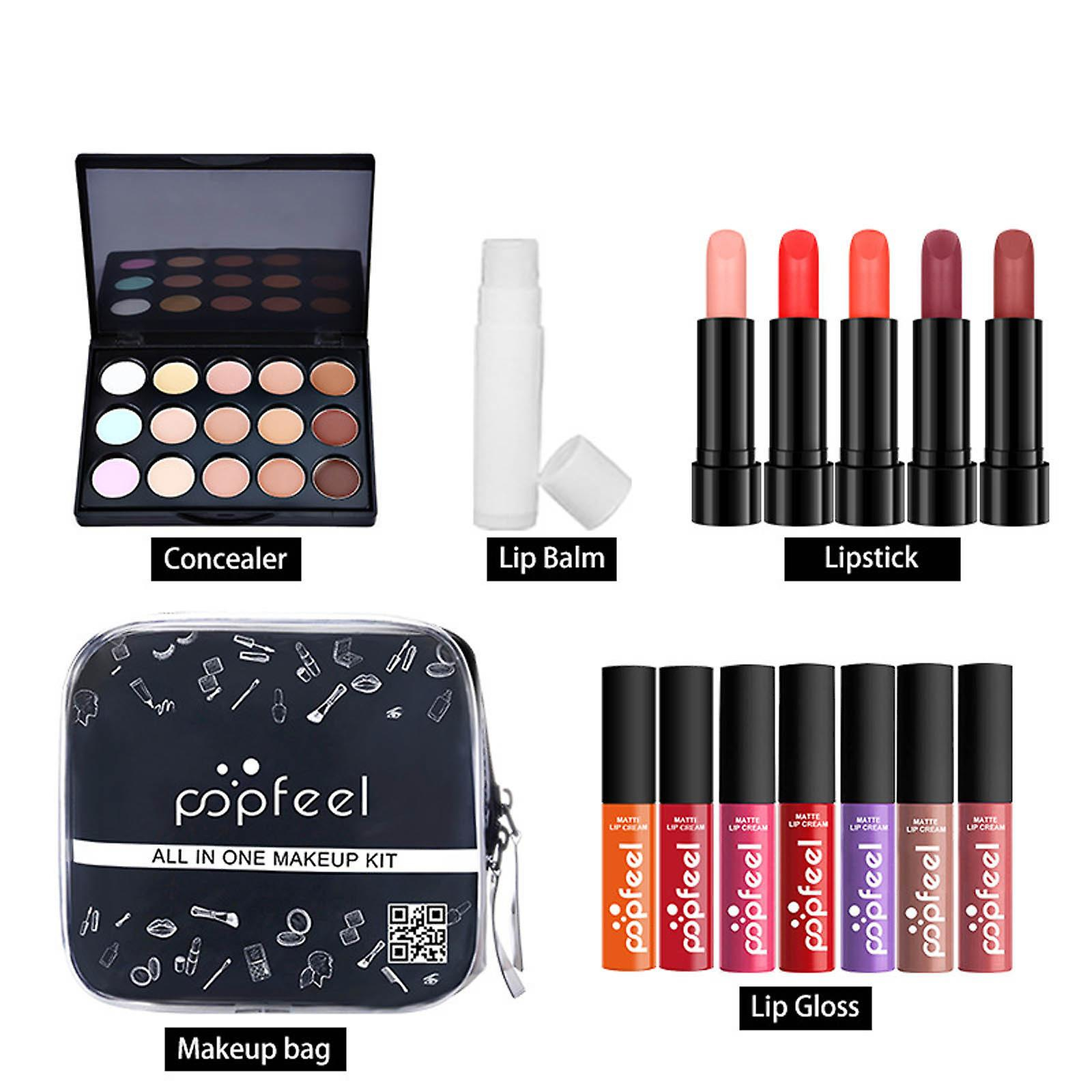 Foto 4 pulgar | Set De Inicio De Cosméticos Huoguo All-in-one Girl  14 Piezas Con Bolsa - Venta Internacional.