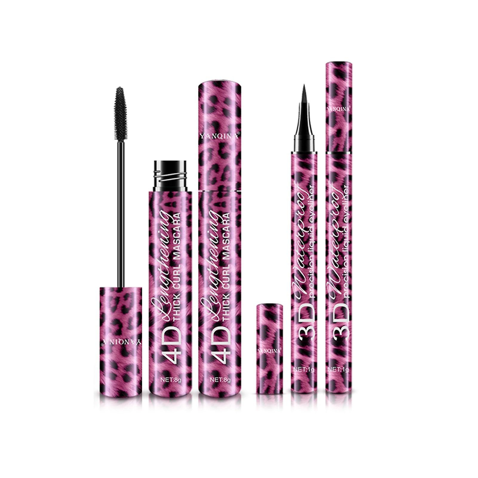 Set Combinado De Delineador De Ojos Y Rímel  Maquillaje Impermeable Que No Se Decolora - Venta Internacional.