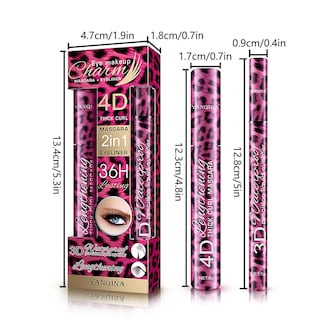 Foto 3 | Set Combinado De Delineador De Ojos Y Rímel Maquillaje Impermeable Que No Se Decolora - Venta Internacional.