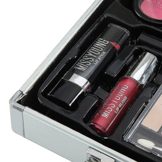 Foto 4 | Set Cosmético Delineador De Ojos Kit De Maquillaje Con Sombra De Ojos Rímel Y Labios - Venta Internacional.