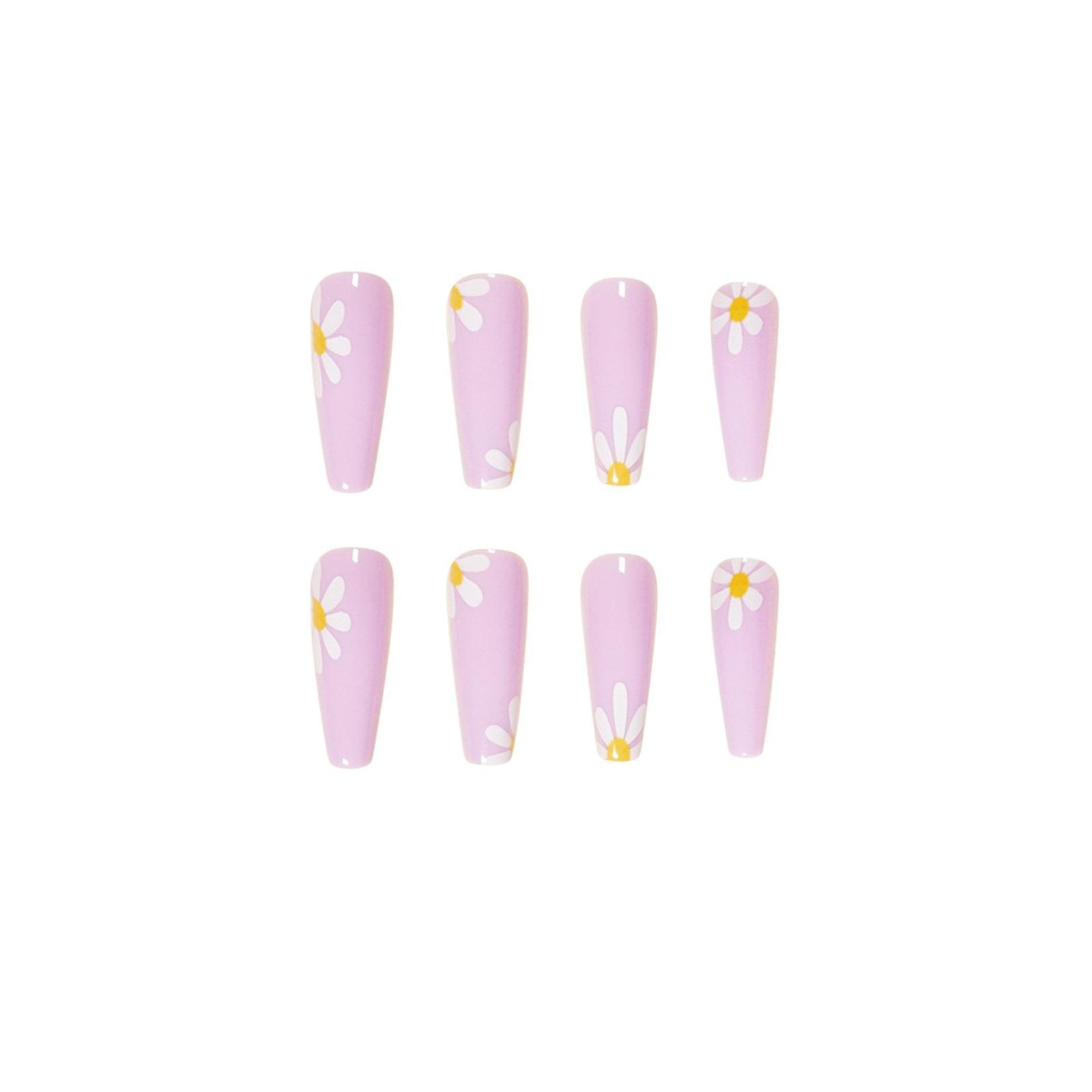 Foto 2 pulgar | Prensas De Uñas Postizas  Extra Largas Y Coloridas  24 Piezas - Huoguo - Venta Internacional.