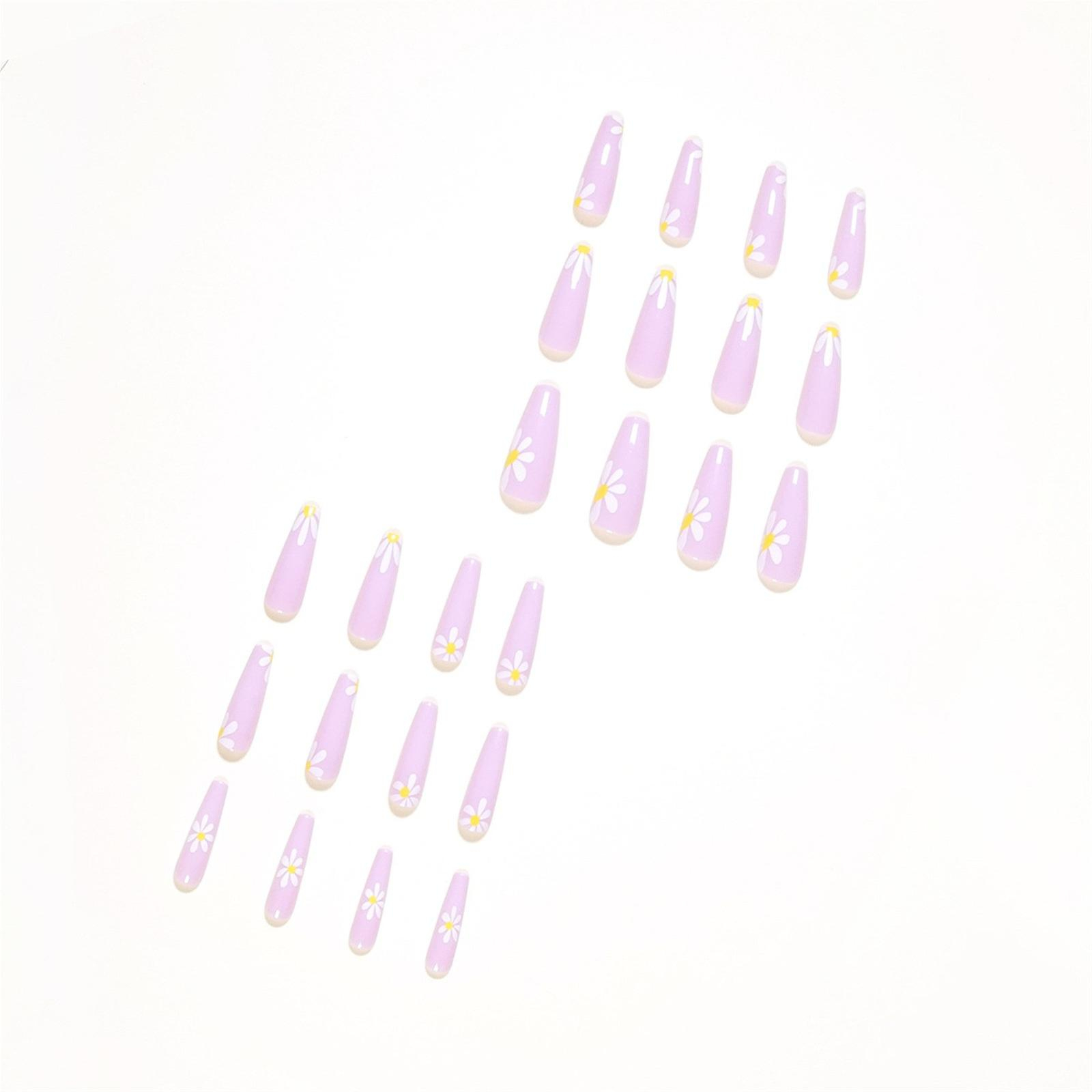 Foto 4 pulgar | Prensas De Uñas Postizas  Extra Largas Y Coloridas  24 Piezas - Huoguo - Venta Internacional.