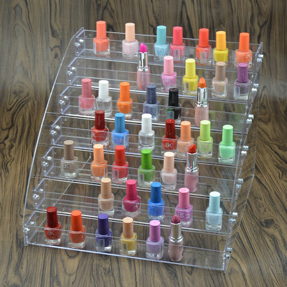 Foto 6 pulgar | Expositor De Esmalte De Uñas Acrílico Multicapa Transparente - Venta Internacional.