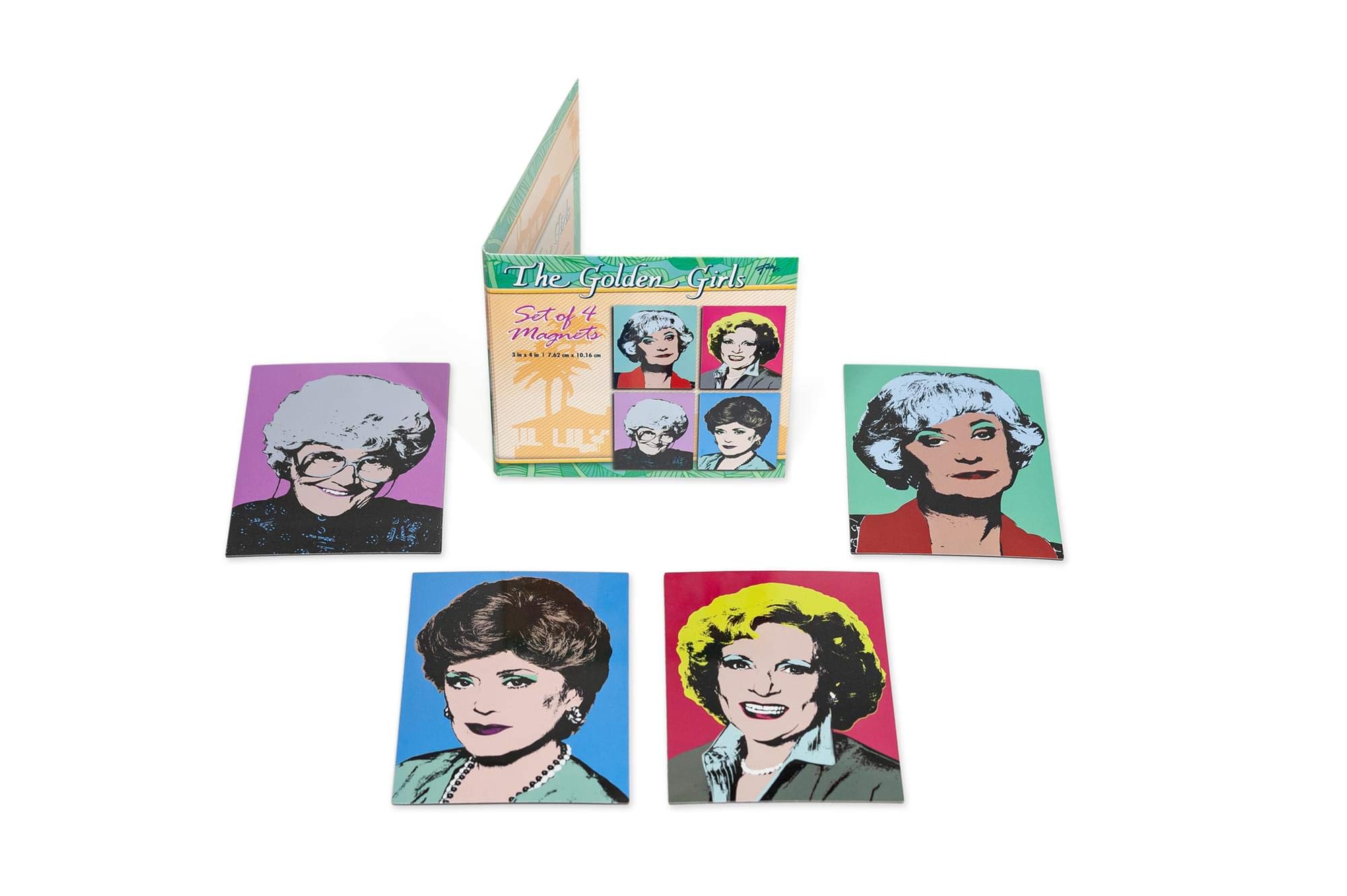 Foto 2 pulgar | Set De Imanes Just Funky The Golden Girls Art Style - Venta Internacional.