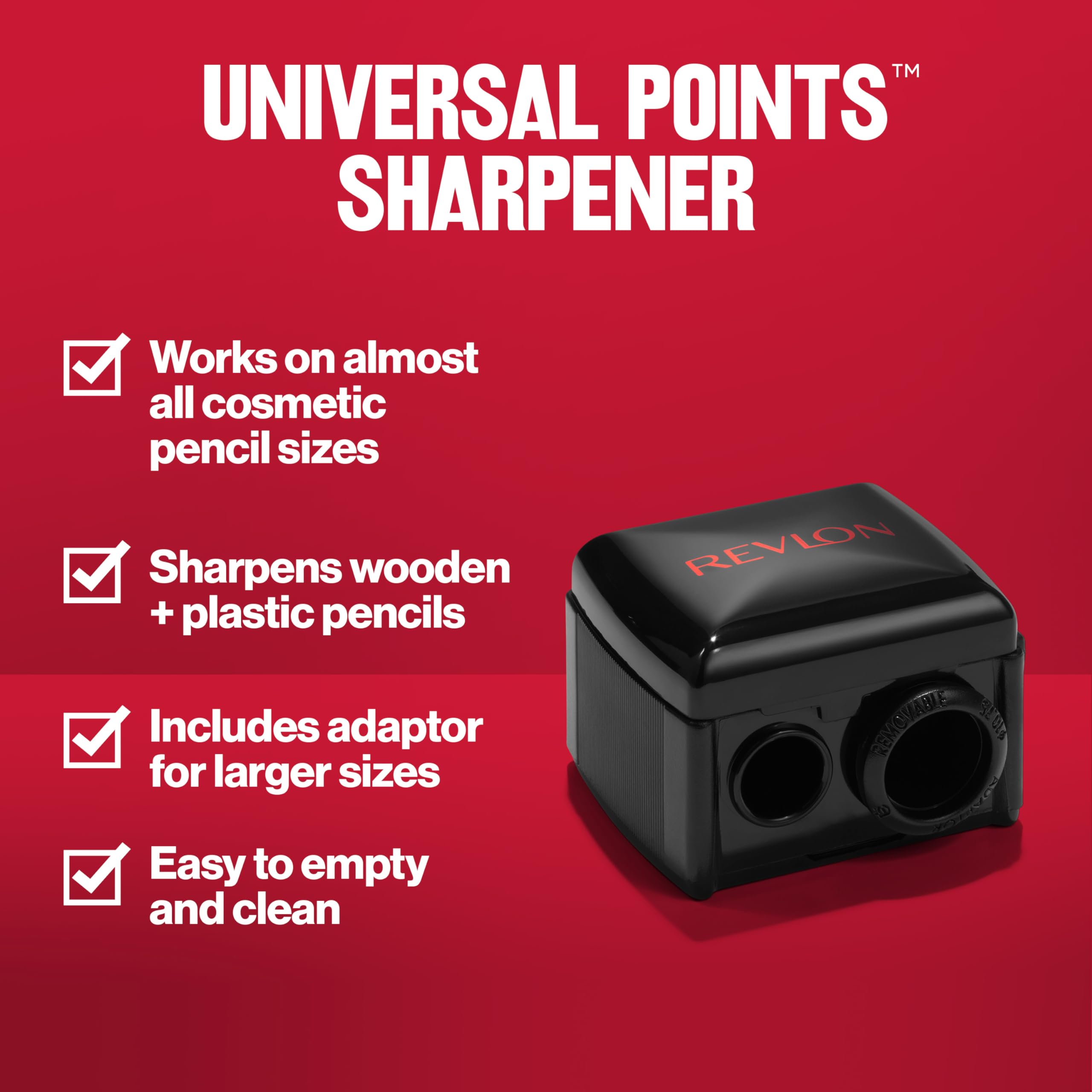 Foto 4 pulgar | Sacapuntas de Maquillaje Revlon Universal- Venta Internacional