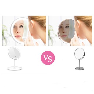 Foto 7 | Espejo De Maquillaje con 3 Tonos Luz Led Recargable Elegate Blanco