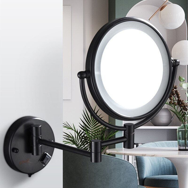 Foto 4 | Venta Internacional - Espejo para Maquillaje Led Soporte de Pared Extensible