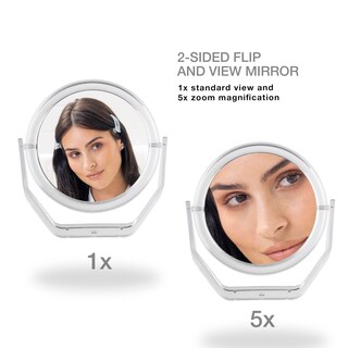 Foto 2 | Venta Internacional - Espejo De Maquillaje Conair Para Tocador De Baño Con Aumento De 1x/5x