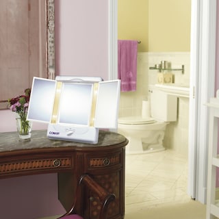 Foto 3 | Espejo de Maquillaje Conair Aumento 1x/5x con Iluminación Halo Suave - Venta Internacional