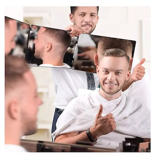 Foto 5 | Espejo Tríptico 360 Grados para Corte de Pelo