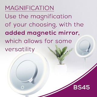 Foto 4 | Espejo De Tocador Y Cosméticos Beurer Iluminado 5x Magnificati - Venta Internacional.