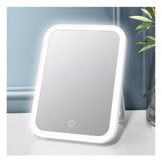 Foto 4 | Espejo De Maquillaje Led Con Luz Ajustable Y Espejo 5 Veces Blanco