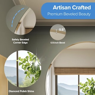 Foto 2 | Mirror Gatco 1806 Para Pared De Baño, 63,5 Cm, Redonda, Biselada, Sin Marco - Venta Internacional.