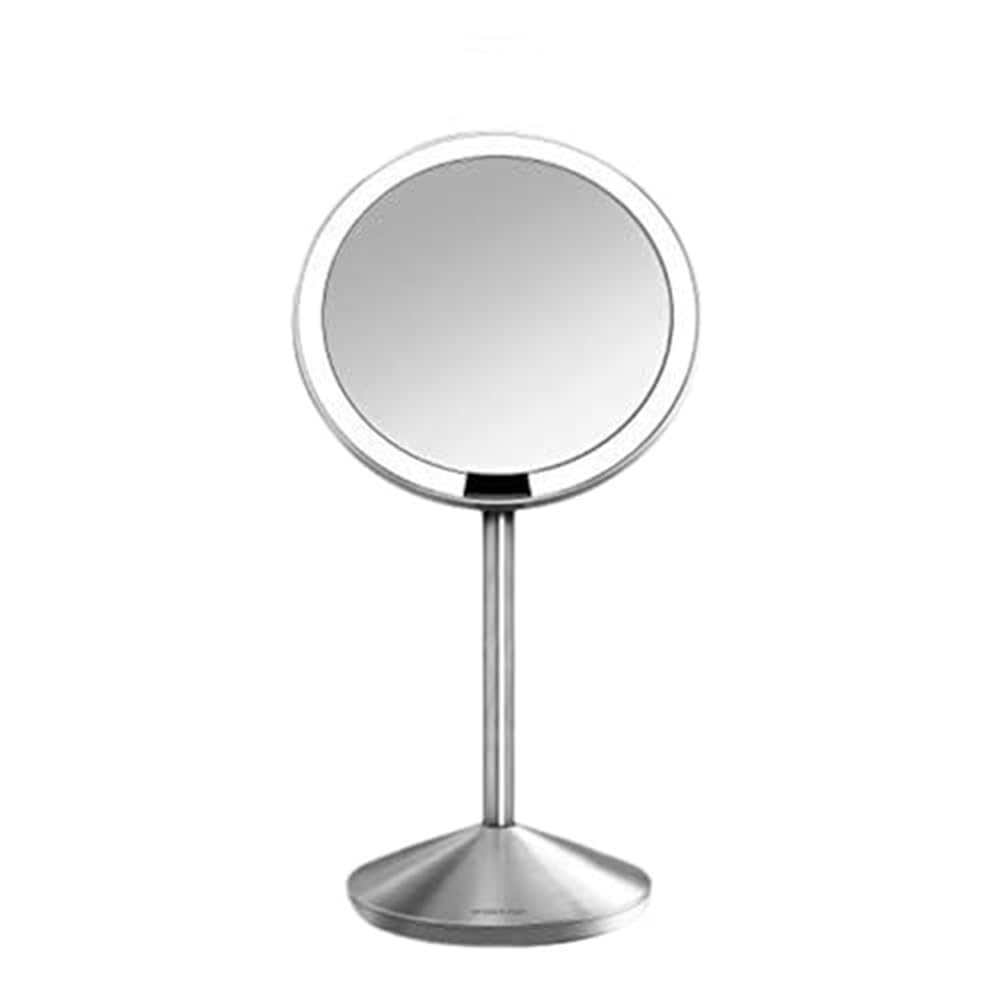 Sensor Mirror Simplehuman De 5 Pulgadas, Redondo, Recargable, Aumento De 10x - Venta Internacional.