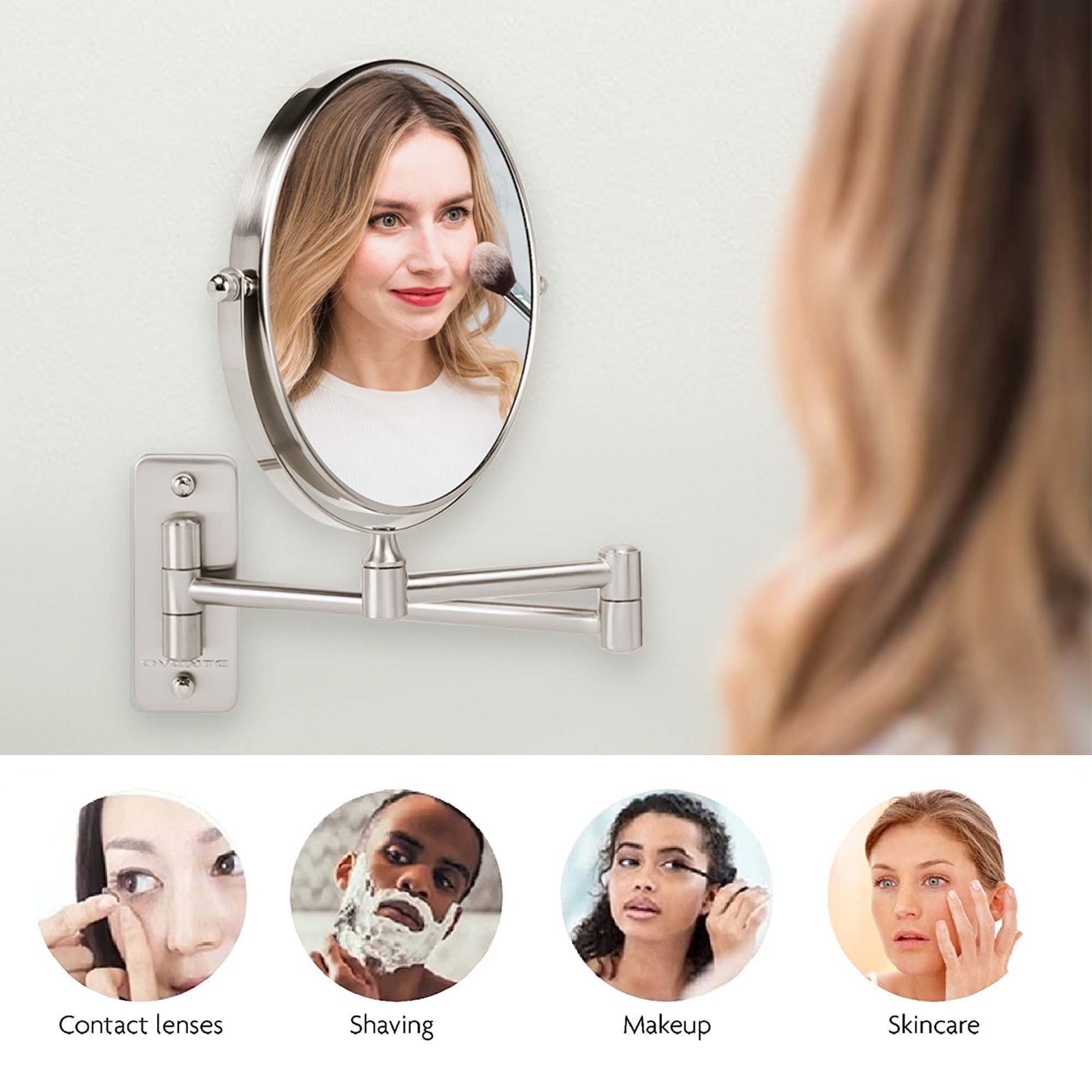 Foto 7 pulgar | Espejo para Maquillaje Ovente de Pared-Venta Internacional