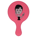 Espejo De Mano Ooh Lala Aurore Rosa Con Ventosas - Venta Internacional.