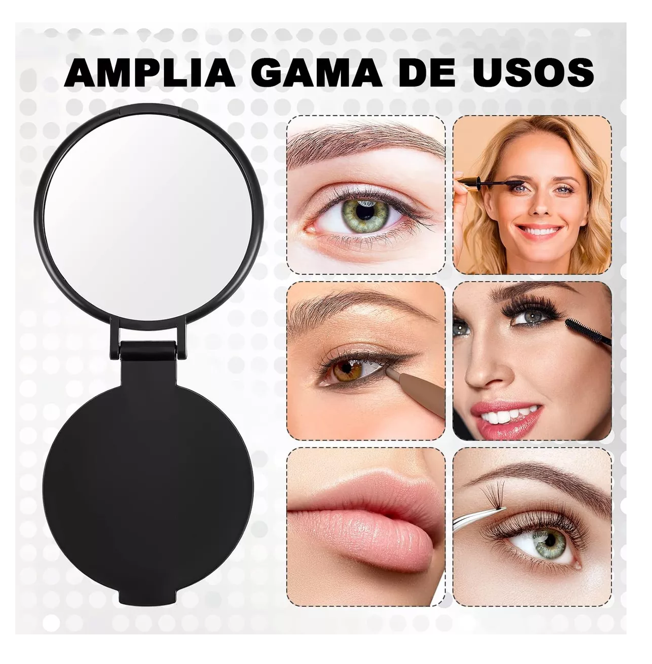 Foto 4 | Espejo Portatil 50 Piezas Negro