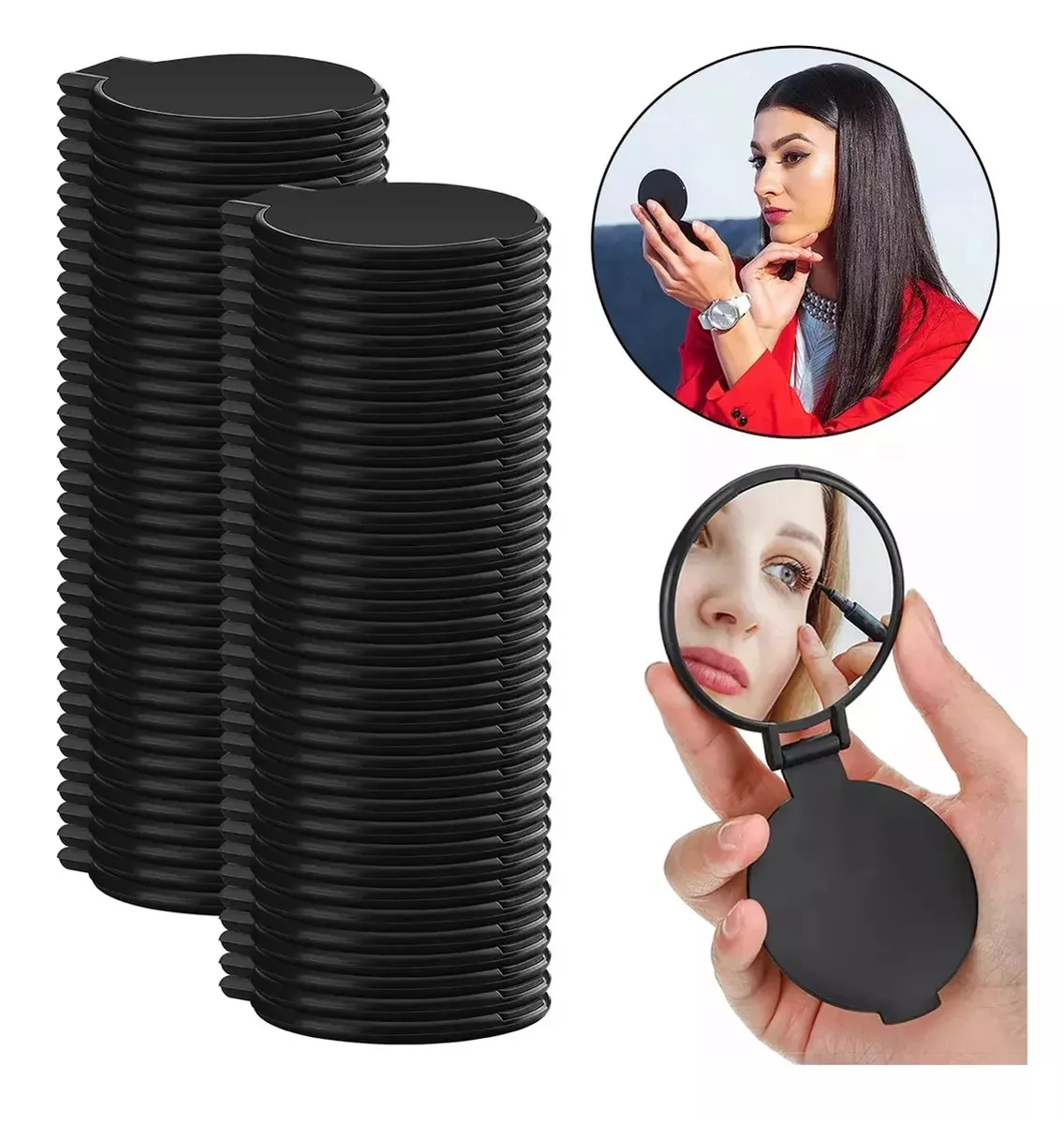 Foto 4 pulgar | Espejo Portatil Belug 50 Piezas Negro