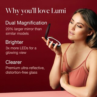 Foto 2 | Espejo De Maquillaje Fancii Con Luz Led Para Viajes, Aumento De 1x/10x - Venta Internacional.