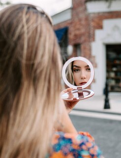 Foto 5 | Espejo De Maquillaje Fancii Con Luz Led Para Viajes, Aumento De 1x/10x - Venta Internacional.