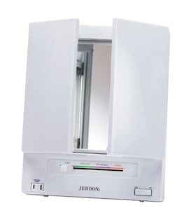 Foto 2 | Espejo De Maquillaje Jerdon De Tres Pliegues Y Dos Caras Con Luces Blancas - Venta Internacional.