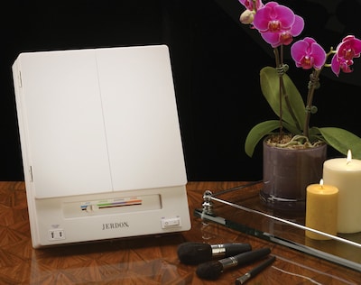 Foto 6 | Espejo De Maquillaje Jerdon De Tres Pliegues Y Dos Caras Con Luces Blancas - Venta Internacional.