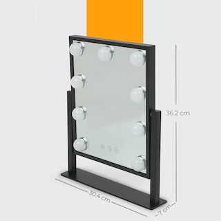 Foto 5 | Espejo Maquillaje Luz Led Eo Safe Imports Negro