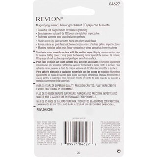 Foto 3 | Espejo De Maquillaje Revlon Con Lupa De 10 Aumentos - Venta Internacional.