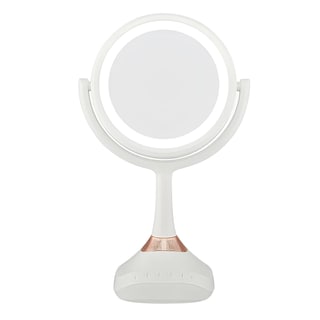 Foto 1 | Espejo De Maquillaje Con Luz Led, Altavoz Bluetooth, Aumento, Blanco