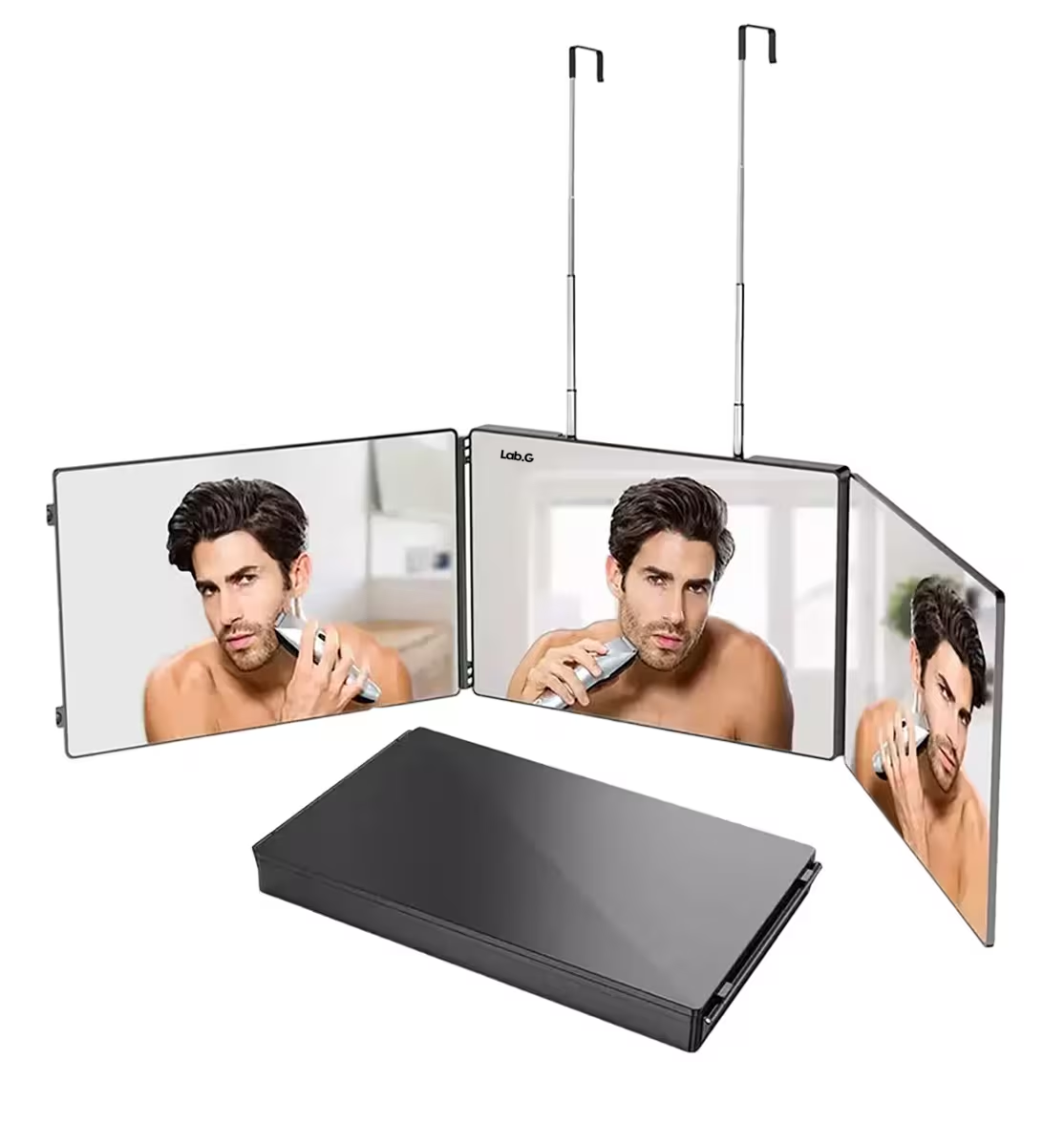 Foto 1 | Espejo Tríptico 360 Grados Para Corte De Pelo Estilo