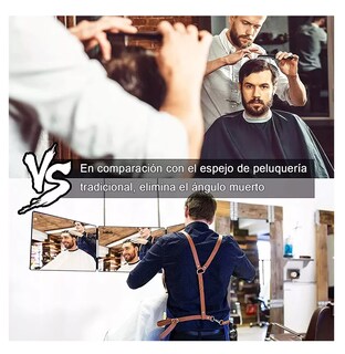 Foto 2 | Espejo Tríptico 360 Grados Para Corte De Pelo Estilo