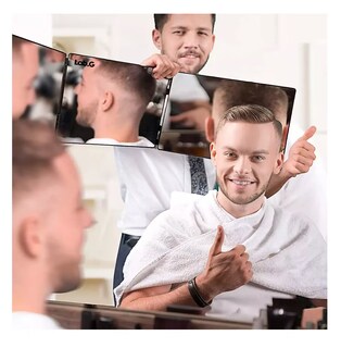 Foto 5 | Espejo Tríptico 360 Grados Para Corte De Pelo Estilo