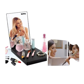 Foto 4 | Espejo Tríptico 360 Grados Para Corte De Pelo Estilo, Belug Negro