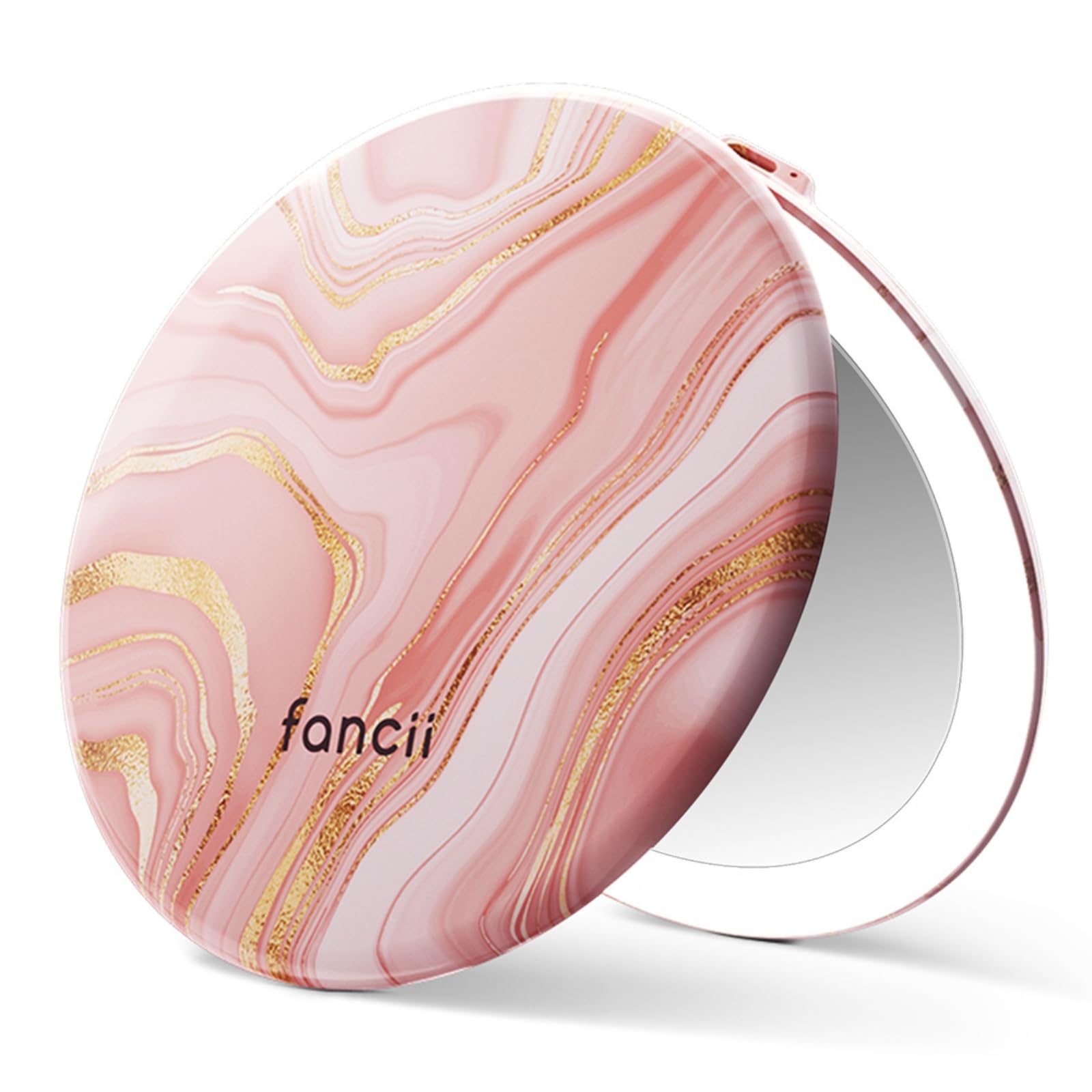 Espejo De Maquillaje De Viaje Fancii Taylor Con Iluminación Led, 10 X 1 X 1 Mármol - Venta Internacional.