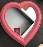 Espejo De Maquillaje Love Mirror Para Escritorio, Montado En La Pared, Rojo - Venta Internacional.