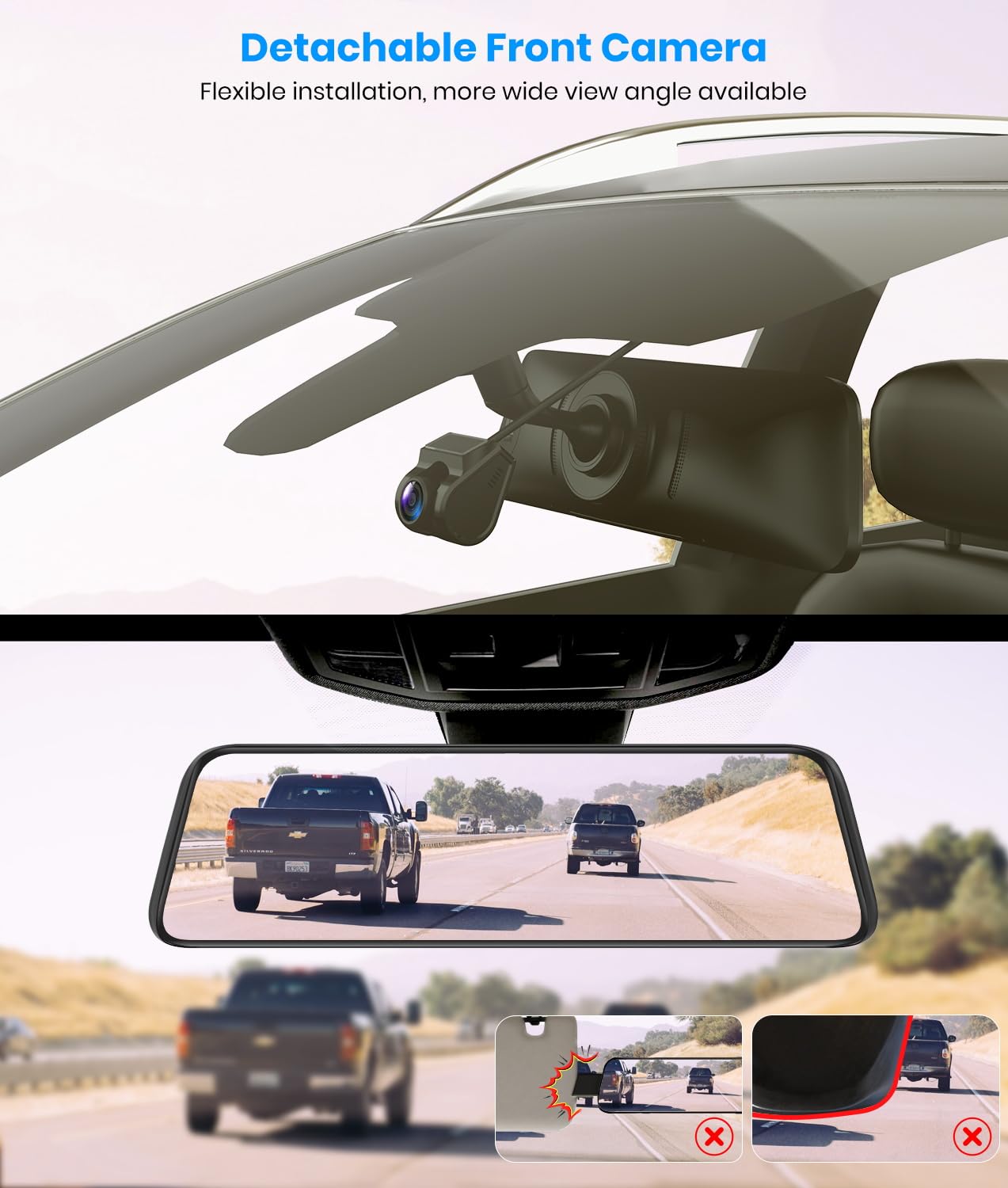 Foto 6 pulgar | Cámara Retrovisor Auto-vox T9pro Oem Con Pantalla Táctil De 9,35 Pulgadas - Venta Internacional.