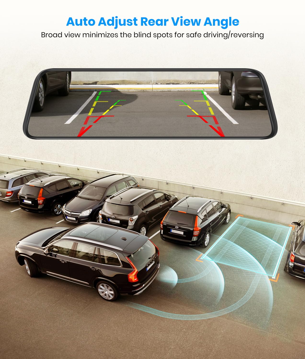 Foto 7 pulgar | Cámara Retrovisor Auto-vox T9pro Oem Con Pantalla Táctil De 9,35 Pulgadas - Venta Internacional.