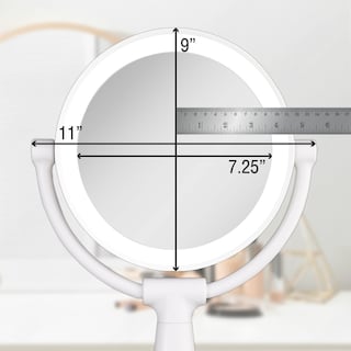 Foto 4 | Espejo De Maquillaje Zadro 11 Con Luz Fluorescente Con Aumento De 10x/1x - Venta Internacional.