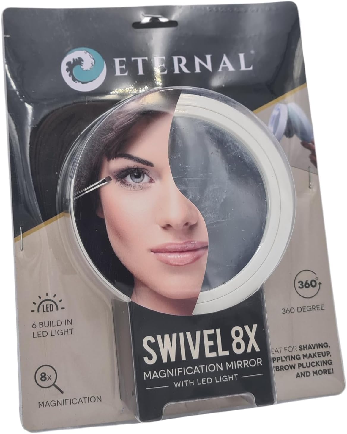 Foto 2 pulgar | Espejo De Maquillaje Con Aumento De 8x - Luz Led