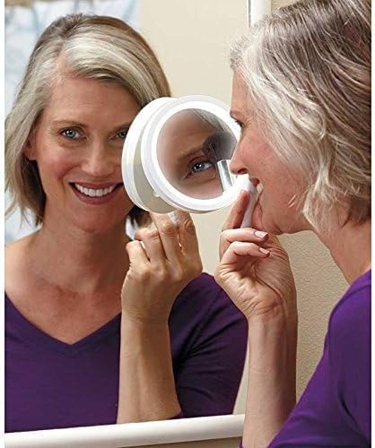 Foto 9 pulgar | Espejo De Maquillaje Con Aumento De 8x - Luz Led