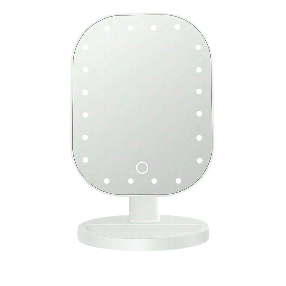 Foto 2 pulgar | Espejo De Maquillaje Led Ovalado Con Control Táctil Ajuste De Luz  Portátil
