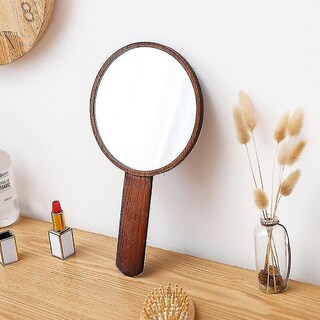 Foto 2 | Espejo De Maquillaje Huoguo Madera Maciza De Roble Alta Definición 15 Cm - Venta Internacional.