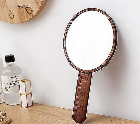 Foto 4 pulgar | Espejo De Maquillaje Huoguo  Madera Maciza De Roble  Alta Definición  15 Cm - Venta Internacional.