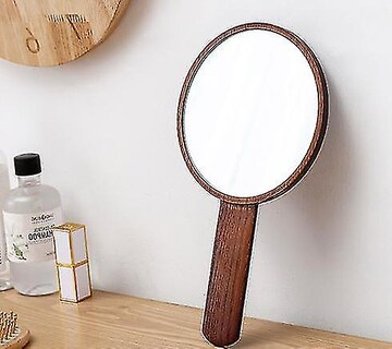 Foto 3 | Espejo De Maquillaje Huoguo Madera Maciza De Roble Alta Definición 15 Cm - Venta Internacional.